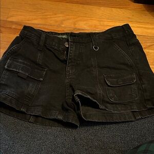 Wild Fable Black Cargo Shorts